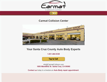 Tablet Screenshot of carmatcollision.com